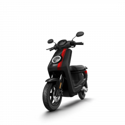 Scooter Électrique NIU 2022 MQi+ Sport Rouge/Noir Side Front