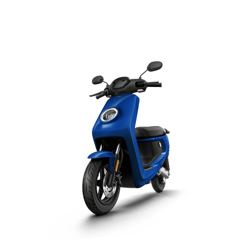 Scooter Électrique NIU 2022 MQi+ Sport Bleu Side Front