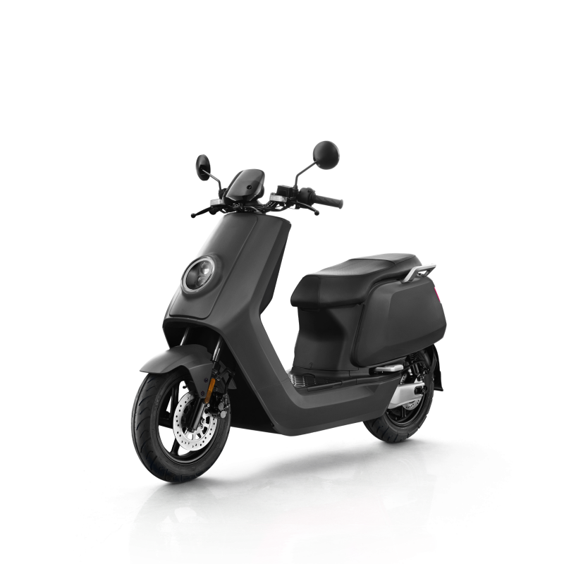 Scooter Électrique NIU NQi Sport Noir Mat Side Front