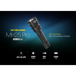 Lampe Torche Nitecore MH25 PRO specifications