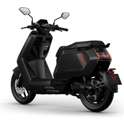 Scooter Électrique NIU NQiX150 Noir Arrière Gauche