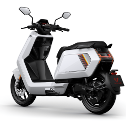 Scooter Électrique NIU NQiX150 Blanc Arrière Gauche