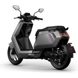 Scooter Électrique NIU NQiX150 Gris Arrière Gauche